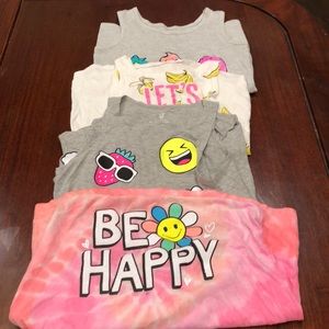 Lot of 4 tanks tops from Justice and Circo
